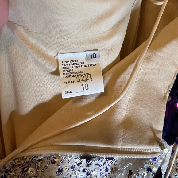 Hand-beaded prom dress - Picture 5 of 15